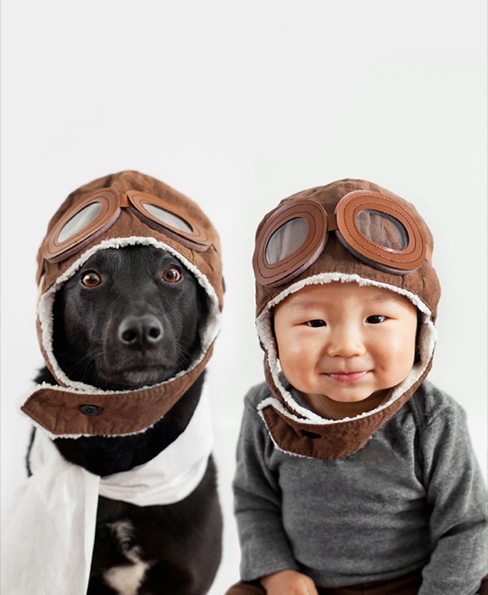 мальчик и собака пилоты