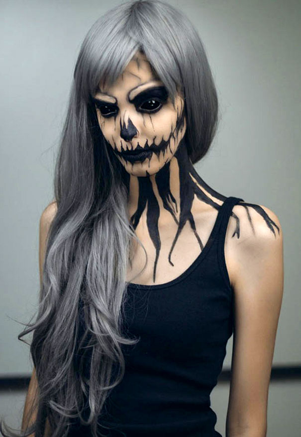макияж на Хэллоуин для девушек