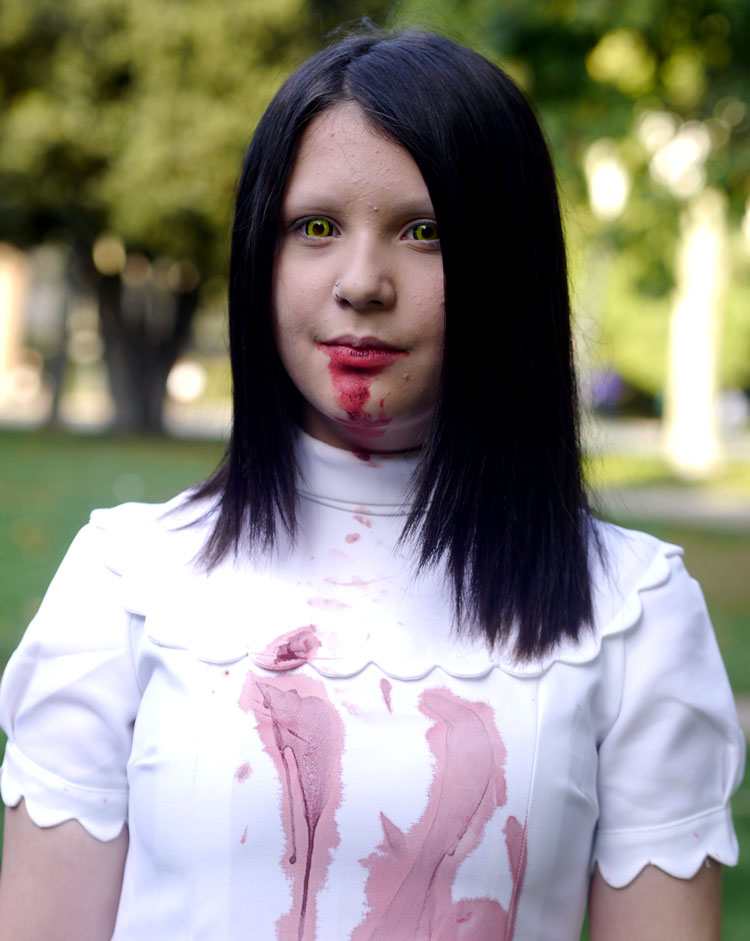 макияж вампира на хэллоуин