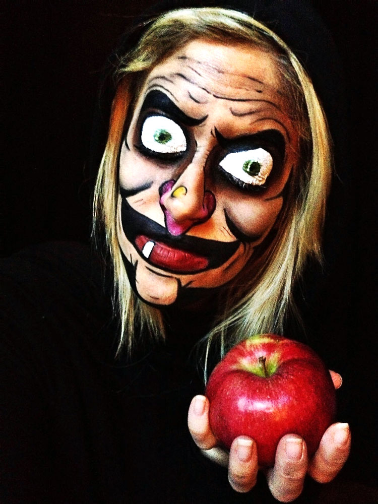 макияж ведьма на хэллоуин фото