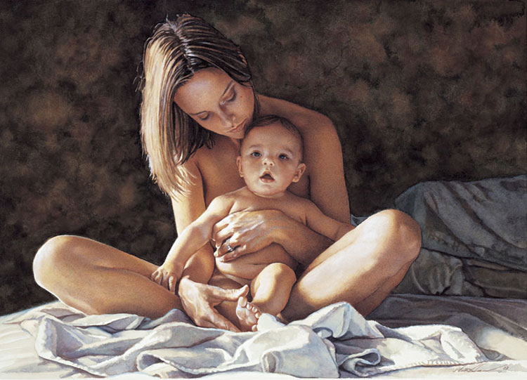 картина мать и дитя