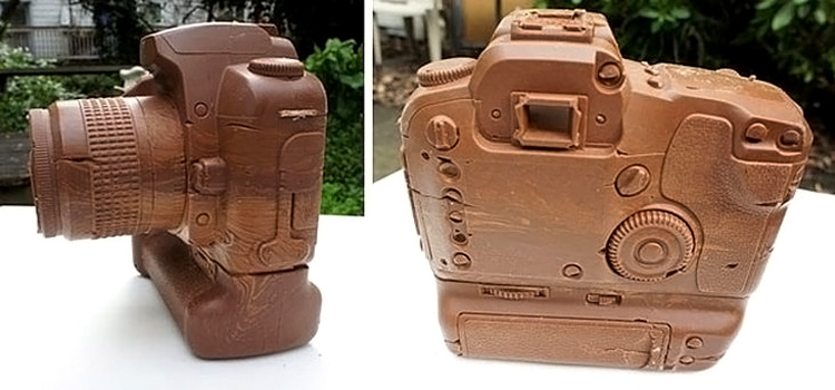 шоколадный фотоаппарат