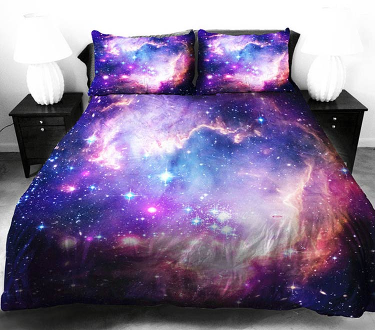 постельное белье вселенная космос
